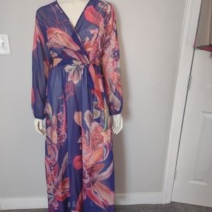 Long sleeve maxi dress